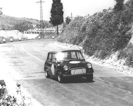 Rupert Jones i Harry Ratcliffe - Morris Mini Cooper S.